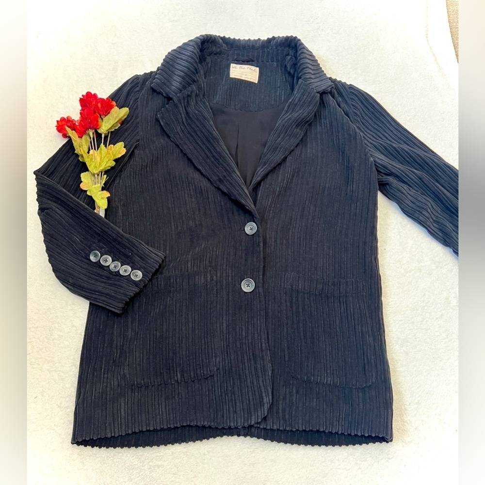 We The Free Everly Velvet Corduroy Oversized Blazer - Small